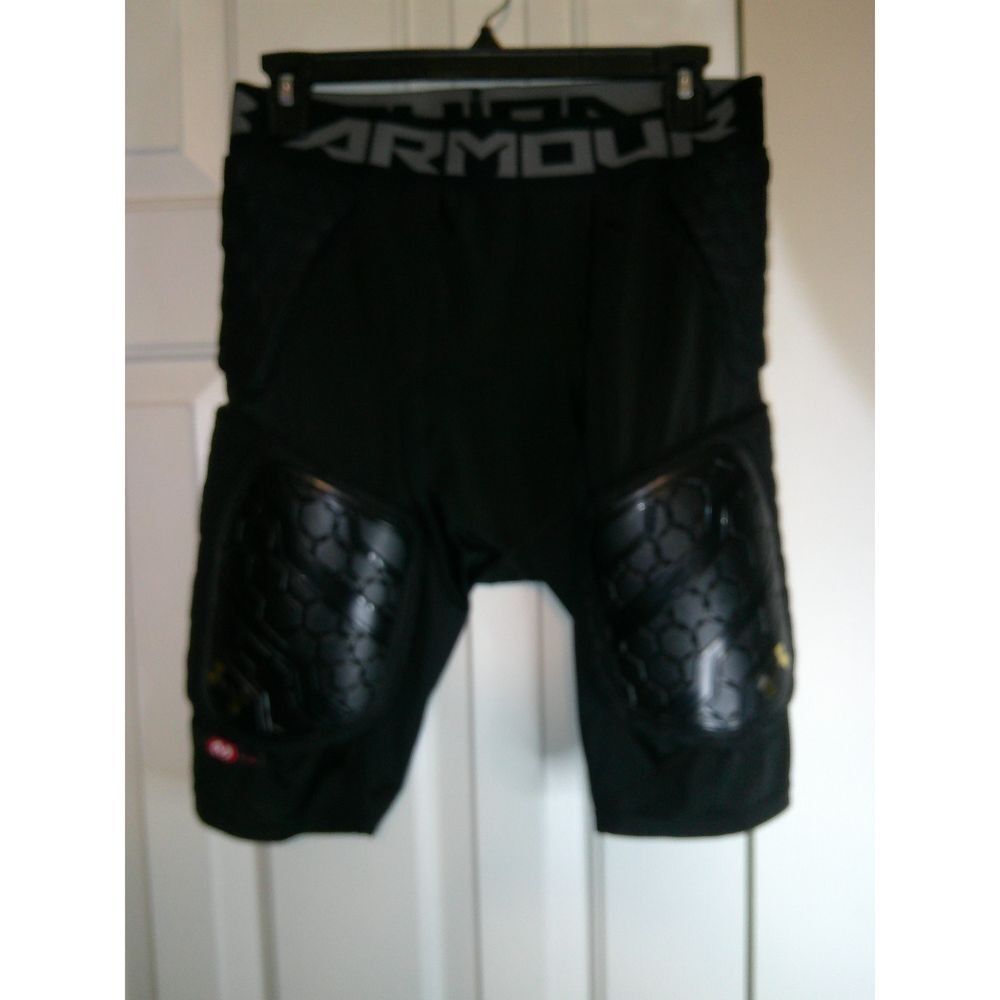 Under Armour Padded‎ Football Compression Shorts Protective Gear Mens